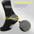 thumbnail image 2 of LITERRA Mens 6 Pairs Crew Hiking Socks Athletic Cushion Outdoor Sock for Men, 2 of 6