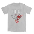 thumbnail image 1 of Mode Urbaine T-Shirt Duki pour Femmes Unisexe Décontracté Manches Courtes Cool Modo Dlablo Y2K Amusant Col Rond Harajuku Coton Tees Oversize Tops M1556-7-Gris TP, 1 of 6
