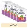 (6 pack) Augason Farms Freeze Dried Sliced Strawberries Can - Gluten Free Snack for Baking, Smoothies, and Emergency Storage - Healthy Individual Fruit Snacks – 6.5 Ounces (18 Servings)
