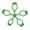 Dark Green, variant on Riousery Silicone Finger Stretcher Flower Shape Springback Decompression Hand Grip Strengthener Resistance Band for Office Home Outdoors Light Green 6.6 lbs (3 kg)