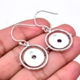 thumbnail image 2 of Purple Amethyst - Brazil Designer Handmade 925 Sterling Silver Earring 1.56" E17, Beautiful Jewelry For Woman, New Year Sale, Valentin's Day Gift, 2 of 2