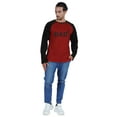thumbnail image 4 of Inkmeso T-Shirt Raglan à Manches Longues pour Hommes Graphique Dad3 T-Shirt pour Père de 3 Enfants, 4 of 6