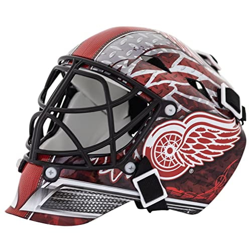 Máscara de portero de minihockey Franklin Sports Detroit Red Wings NH