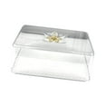 thumbnail image 3 of Tapa para alimentos, rectangular, transparente, a prueba de polvo, para servir platos. Longitud 30 cm, 3 of 9
