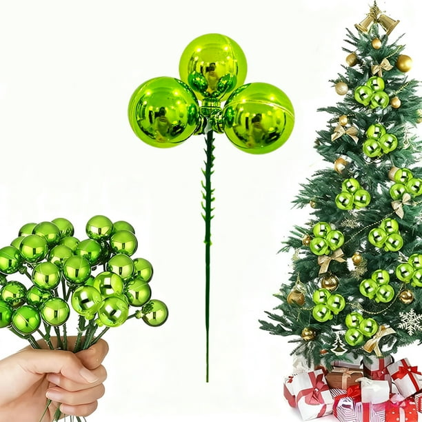 Christmas Ball Tridents Ball Christmas Ball Flower Branch Cutting Christmas Carnival Party Decoration Cutting