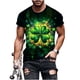 thumbnail image 2 of Ceisia Men's Slim Fit Short Sleeve T-Shirt St. Patrick's Day Themed Print Clover Spring Summer Shirt Gift, 2 of 5