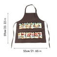 thumbnail image 2 of Clearance Apron Sleeve under $5,Chicken Eggs Apron With Pockets Apron For Fresh Eggs Collecting Gathering Apron Rooster Chicken Themed Gifts, 2 of 6