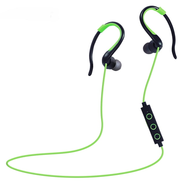 Auricular Bluetooth con USB Cable Huast Deportivos Manos Libres de Verde Sunnimix Auriculares