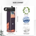 thumbnail image 4 of Yiaed Astronaut With American Flag Print Water Bottle with Straw Lid, Stainless Steel Double Wall Insulated Water Bottle | Leak-Proof and Spill-Proof Water Bottle, 4 of 8
