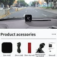 thumbnail image 5 of XZZ Digital GPS Speedometer, Car Universal HUD Head Up Display with Speed MPH, Compass Driving Direction, Fatigue Driving Reminder, Overspeed Alarm Trip Meter, for All Vehicle (G10), 5 of 7