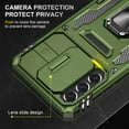 thumbnail image 5 of Case for Galaxy S21 Plus, Slide Lens Protective Case Shockproof Impact Resistant with Kickstand Cover Case for Samsung Galaxy S21 Plus 4G/5G 6.7 inch Olive Green, 5 of 13