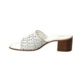 thumbnail image 2 of M by Bruno Magli Ariana Leather Sandal, 10, White, 2 of 5