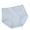 Blue, variant on Ohufall Cotton Plus Size Panties for Women High Waisted Briefs Breathable Soft Stretchy Everyday Underwear