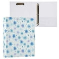 thumbnail image 6 of Three Ring Binder Floral Light Blue 1.5 Inch Round Binder D-Rings for Office Supplies and More, 6 of 10