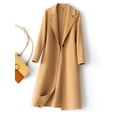 thumbnail image 6 of Fashionable Simple Women's Coat Autumn and Winter New One Button Pure Wool Reversible Woolen Coat Long Wild Women's Top, 6 of 9