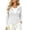 *White, variant on ClodeEU Women's Drawstring Hood Full Zip Long Sleeve Knit Cardigan Jacket,Casual Slim Fitted Layering Knit Outerwear Army Green,Women's Plus L