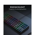 thumbnail image 3 of KM-G14 Mechanical Keyboard, Compact 87 Keys Gaming Keyboard with Blue Switches, RBG Light, 3 of 5