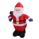 thumbnail image 4 of 3.9ft Inflatable Santa with Gift Bag Light Decoration Polyester Easy Setup Blow Up Christmas Decoration for Outdoor Yard EU Plug 220V, 4 of 5