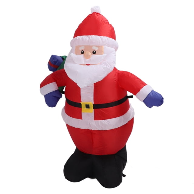 Decoración Inflable De Papá Noel De 3,9 Pies, Crea Un Ambiente Alegre, Material De Primera , Fácil De Almacenar, Patio Adecuado, Jardín, Tienda, Parque,