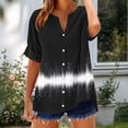thumbnail image 4 of Haivin Womens Summer Tops Casual Short Sleeve V Neck Shirts Business Work Blouses, 4 of 5