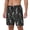Black, variant on Retro Skeleton Dancing On Halloween Party pattern Mens Swim Trunks with Compression Liner Stretch Beach Shorts Quick Dry with Zipper Pockets No-Chafing Board Shorts-X-Large