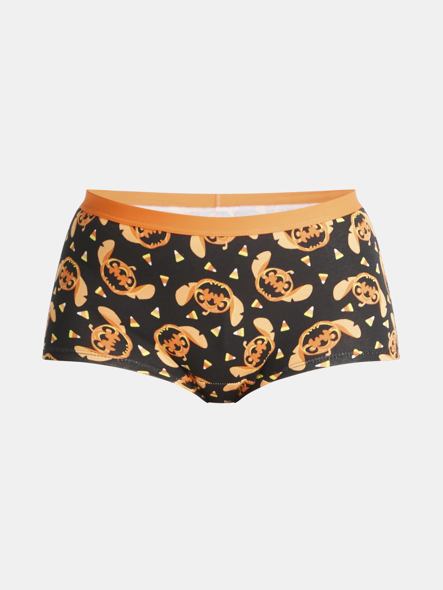 Disney Stitch Women's Halloween Boyshort Panties, 3-Pack, Sizes S-XXL