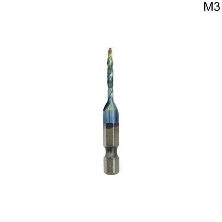 

ONWRACE 1Pcs Hex Shank Spiral Tapping Chamfering Drill Bits High Speed Steel Compound Tap