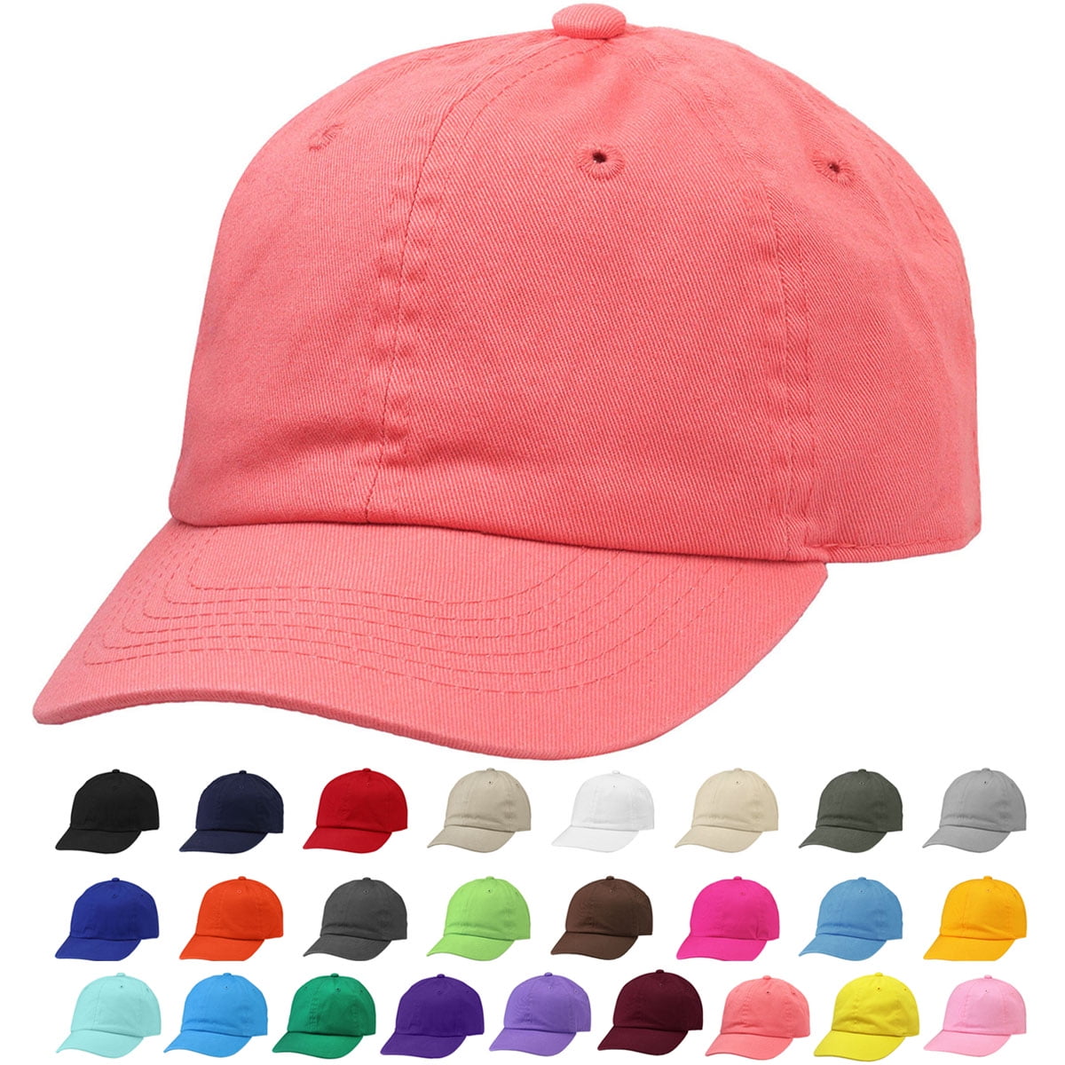 Boy & Girl Baseball Cap Kids Hat Soft Cotton Lightweight Adjustable