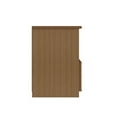 thumbnail image 7 of Hampton 53.54 Home Office Desk with 3 Cubby Spaces and Solid Wood Legs in Maple Cream, 7 of 7