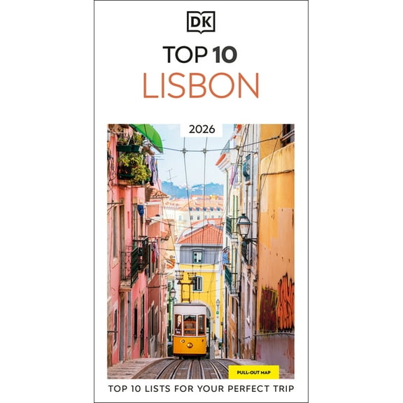 Pocket Travel Guide DK Top 10 Lisbon: Top 10 Lists for Your Perfect Trip, Plus an All-Weather Folded Map, (Paperback)