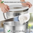thumbnail image 4 of Stainless Steel Bowl for KitchenAid Professional 5 Plus Series and 6 Quart Bowl-Lift Stand Mixer,Mixing Bowl for Kitchenaid Picurean and Professional Models,(With Lid), 4 of 7
