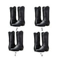 thumbnail image 3 of keepw Step Into Style High Heel Pointed Toe Shoes Fashionable And Durable Warm Western Cowboy black 40, 3 of 6
