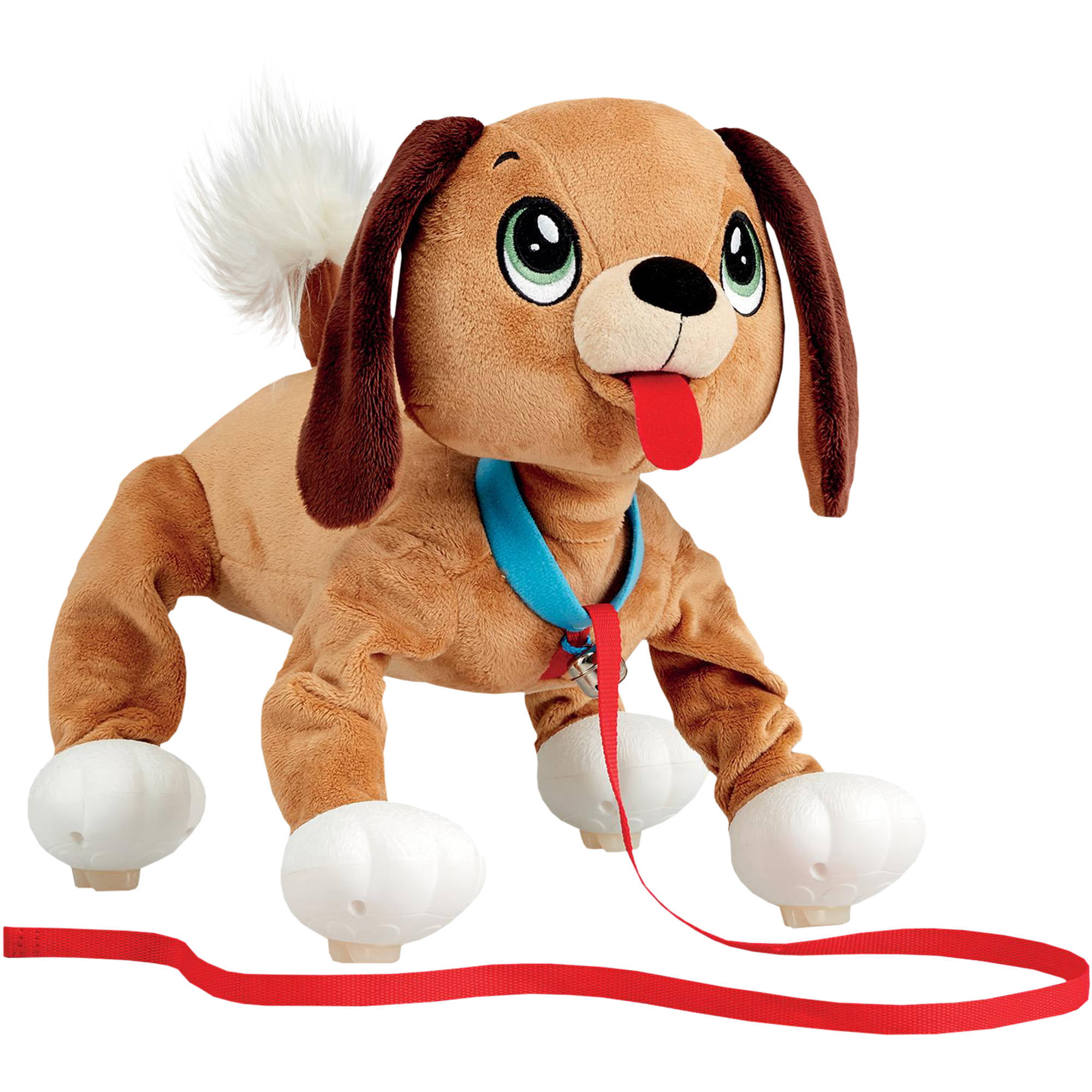 walking puppy toy on a leash walmart