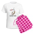 thumbnail image 5 of CafePress - I Love My Fancy Rat Women's Light Pajamas - Women's Short Sleeve Print T-Shirt and Pants Light Cotton Pajama Set, 5 of 7
