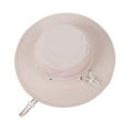 thumbnail image 1 of Bucket Hat Solid Color Mesh Patched Polyester Travel Hiking Fisherman Hat for Kids, 1 of 10