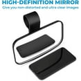 thumbnail image 4 of Rear View Center Mirror Convex with ShatterProof Tempered Glass and 1.5"-2" Mount Compatible with 2023 Polaris RZR PRO XP, Commander and Maverick X3, Viking, Rhino, Pioneer, Kubota RTV, 4 of 8