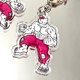 thumbnail image 1 of Llavero Kawaii Sanrio Fitness Macho, dibujos animados, My Melody Girl, lindo juguete, Anime, Hello Kitty, Spoof, mochila divertida colgante, 1 of 4