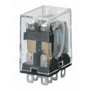 Omron Gen Purpose Relay,8 Pin,Square,24VDC LY2-0-DC24