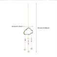 thumbnail image 3 of Fiudx Carillón de Viento de Cristal, Elegante Diseño Transparente, Estrellas Doradas, Colgante Decorativo Multicolor, Ideal para Uso Doméstico y Comercial, Ideal para Ambientes Románticos, Tamaño 50,, 3 of 6