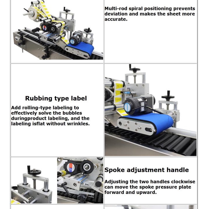 Fully Automatic Desktop Conveyor Roller Round Bottle Horizontal Labeling Machine Coding Machine