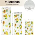 thumbnail image 4 of Yellow Lemon Fruit Sunflowers White Pattern Kitchen Rugs Sets Of 3,Kitchen Runner Rugs Non Skid Washable,Decorative Kitchen Floor Mats for Kitchen,Sink,Laundry,17"x30"+ 17"x47" + 17"x59", 4 of 6