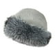 thumbnail image 1 of Sombrero tipo pescador cómodo y suave para mujer, ideal para viajes, escalada, camping y pesca en la calle. gris, 1 of 9