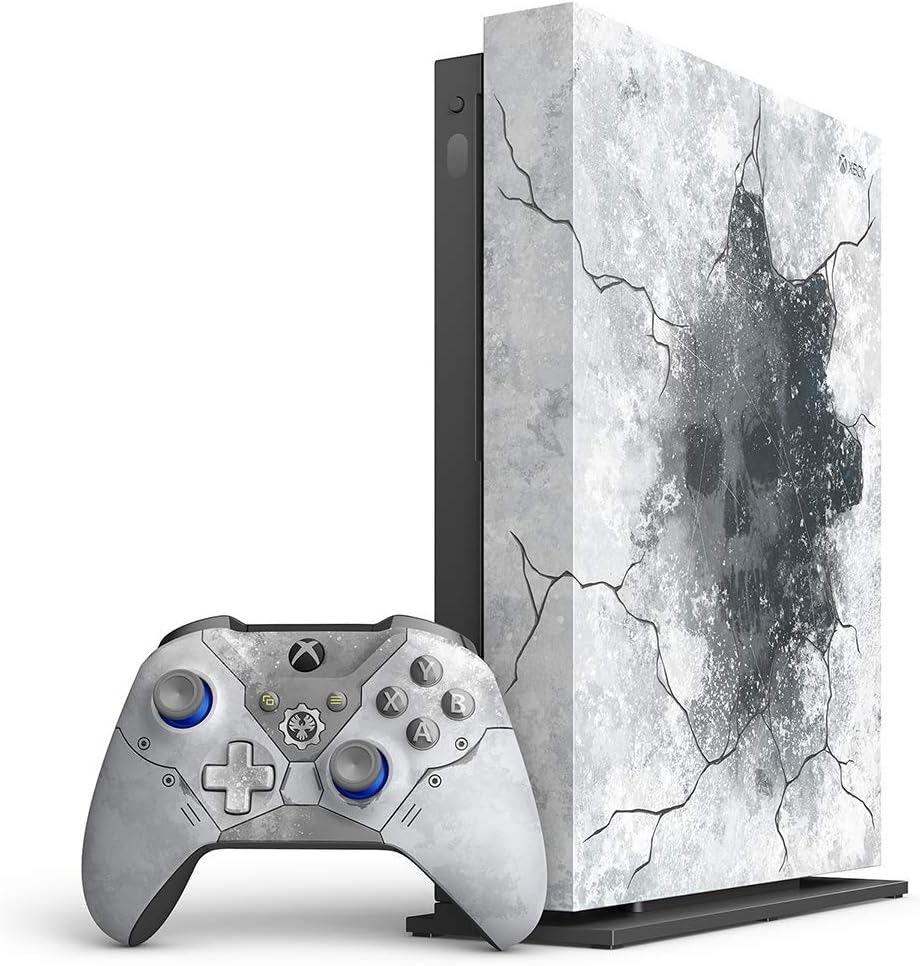 Pre-Owned Microsoft Xbox One X 1TB Gears 5 Limited Edition Console Bundle, White, FMP-00130