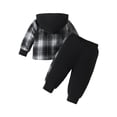 thumbnail image 2 of Gvmfive Toddler Baby Kids Boys Hooded Tops Shirt Pants Outfits Set Clothes 18-24 Months, 2 of 8