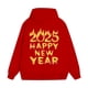 thumbnail image 4 of WILLBEST Sudaderas Deportivas Hombre 2025 Tendencia Hombres y Mujeres con El Mismo Año Sudadera con Capucha Casual Deportes Moda Año Indispensable Top XXGrande, 4 of 5