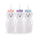 thumbnail image 1 of "3 Vaso Entrenador Bebida Oso Kit Con Popotes Y Cepillo Agua Oso Lab.G Multicolor ", 1 of 5
