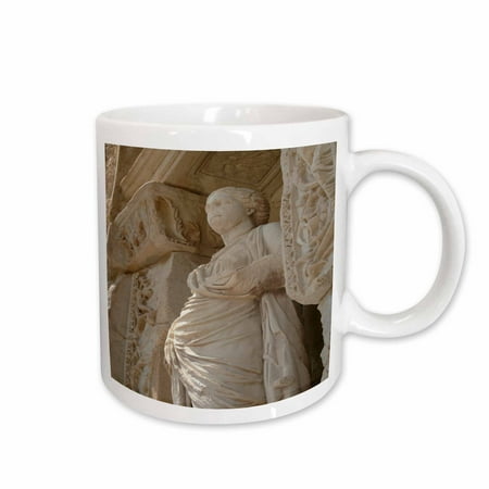 

3dRose Statue - sophia goddess wisdom celcus ephesus roman god ruins roman mythology Ceramic Mug 15-ounce