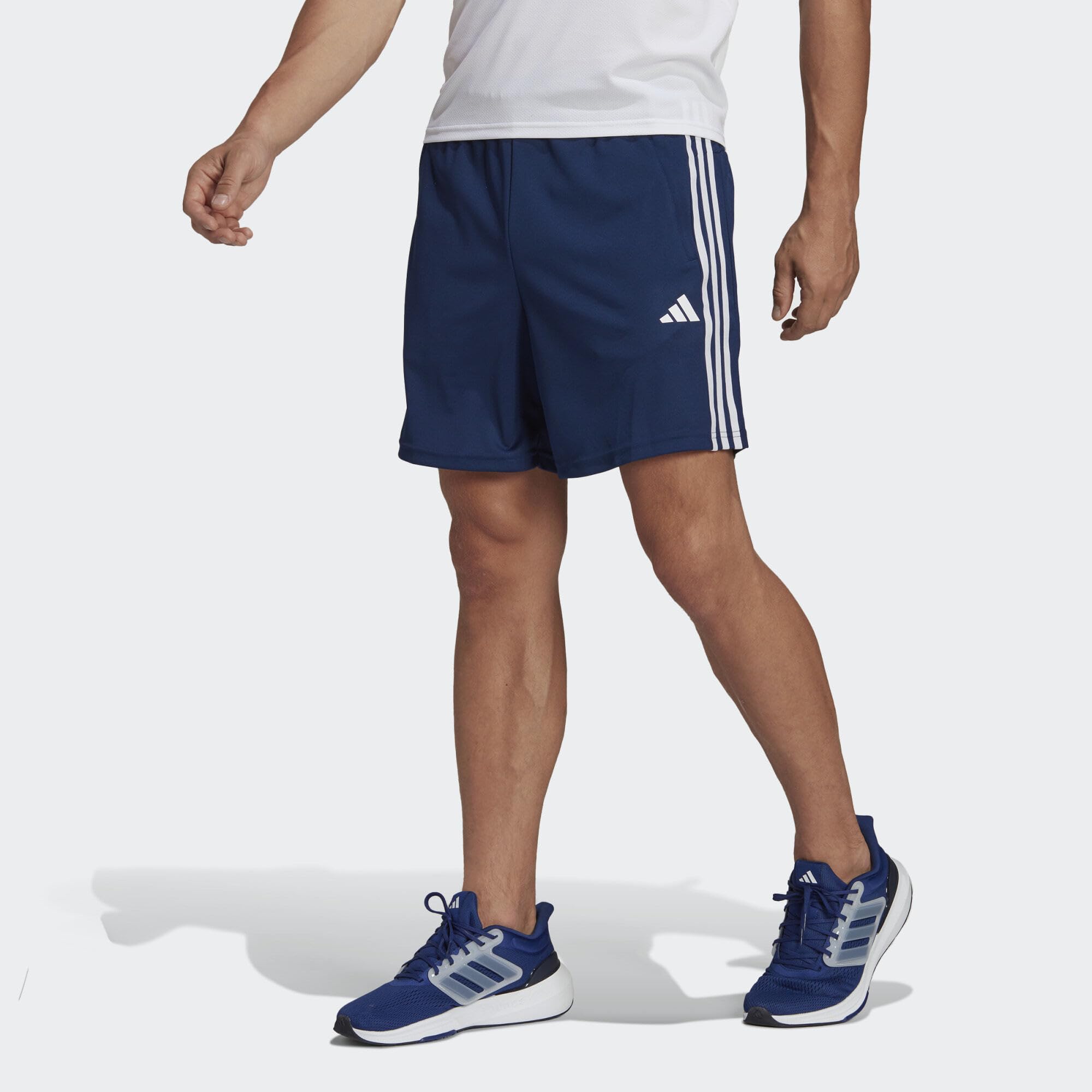 Adidas Men's Train Essentials Pique 3-Stripes Training Shorts photo 2