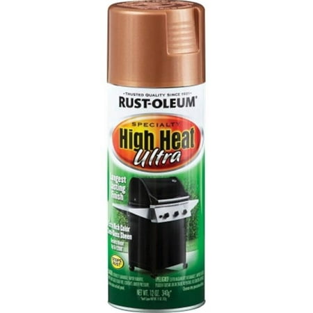 Rustoleum 241232 12 Oz Aged Copper High Heat Ultra Spray Paint - Pack of