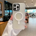 thumbnail image 5 of Decase Compatible with iPhone 16 Translucent Case,Compatible with Mag-Safe,Cute Bright Translucent Hard PC+Soft TPU Bumper Hybrid Magnetic Case,Slim Hard Camera Cover Protection,Clear, 5 of 9